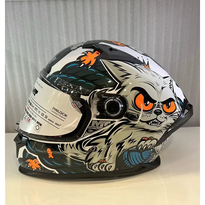 KASK MT BRAKER SV THE KING A7 PARLAK MAVİ