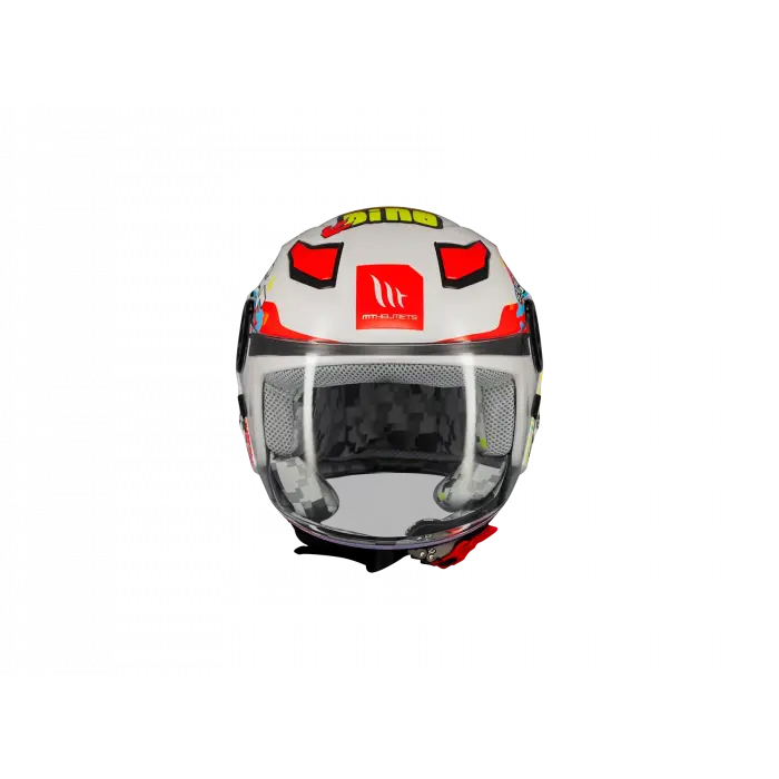KASK MT ÇOCUK LITE DİNO A0 BEYAZ