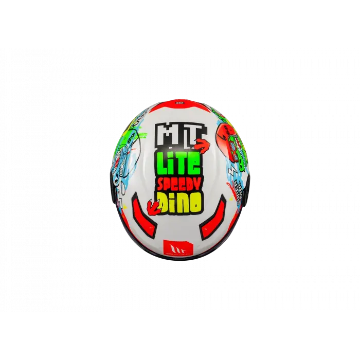 KASK MT ÇOCUK LITE DİNO A0 BEYAZ