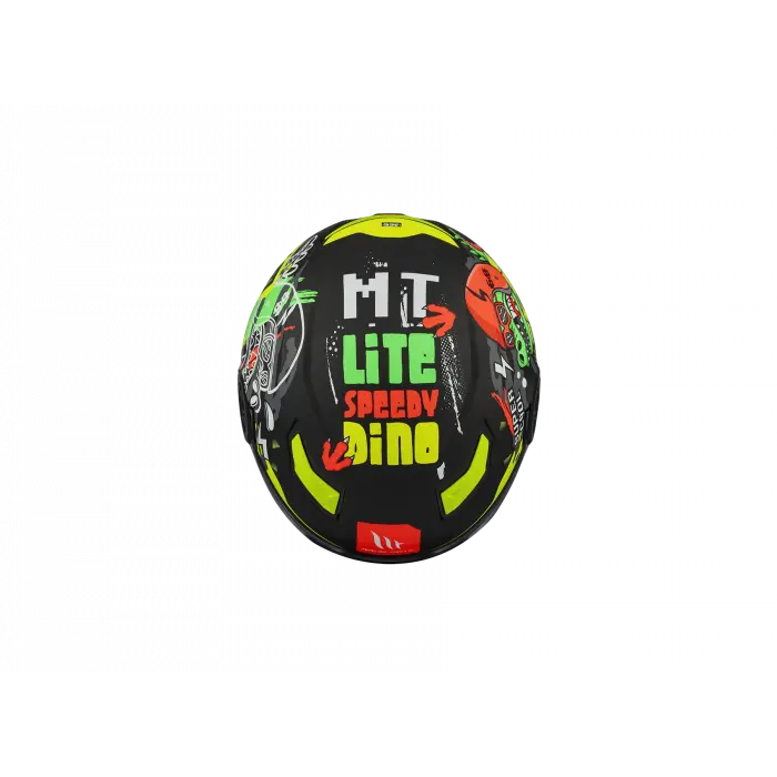 KASK MT ÇOCUK LITE DİNO A1 MAT SİYAH