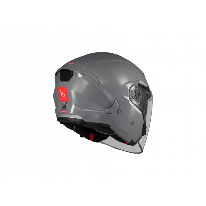 KASK MT COSMO SV A12 PARLAK NARDO GRİ GÖZLÜKLÜ