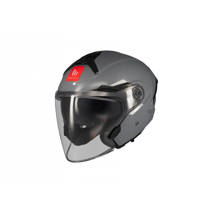 KASK MT COSMO SV A12 PARLAK NARDO GRİ GÖZLÜKLÜ