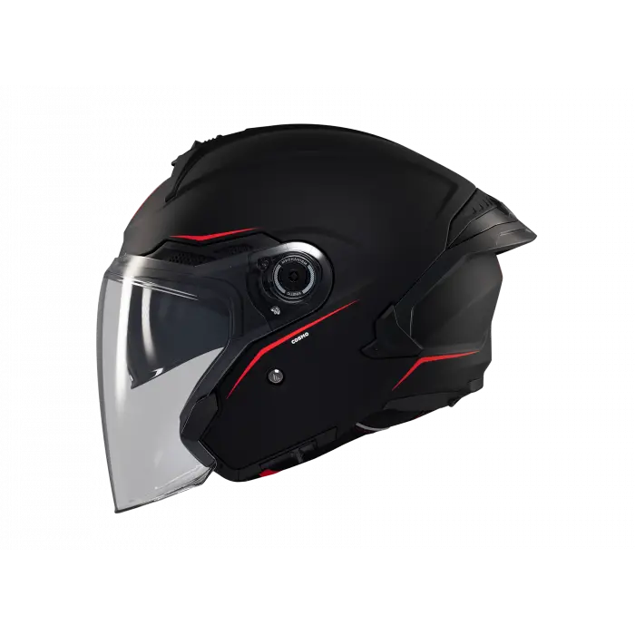 KASK MT COSMO SV ÇENESİZ GÖZLÜKLÜ MAT SİYAH