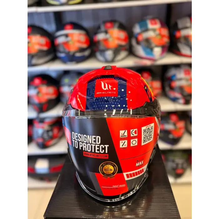 KASK MT COSMO SV SERGIO GARCIA E5 PARLAK KIRMIZI