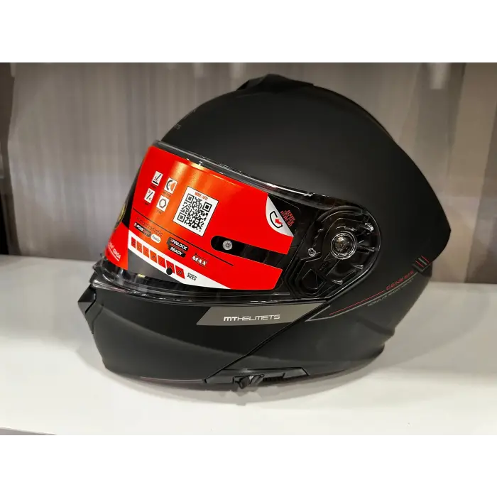 KASK MT GENESİS SV A1 ÇENE AÇILIR MAT SİYAH