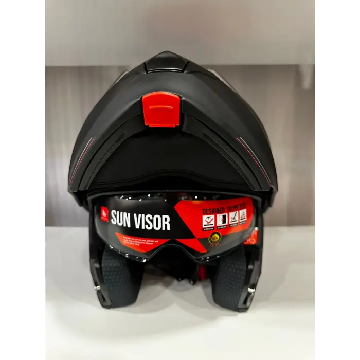 KASK MT GENESİS SV A1 ÇENE AÇILIR MAT SİYAH