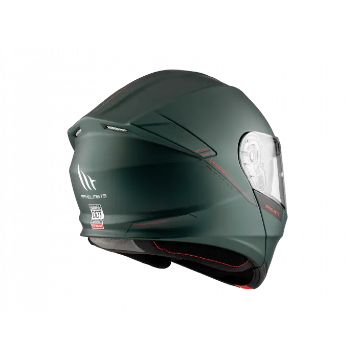 KASK MT GENESİS SV A2 ÇENE AÇILIR MAT YEŞİL