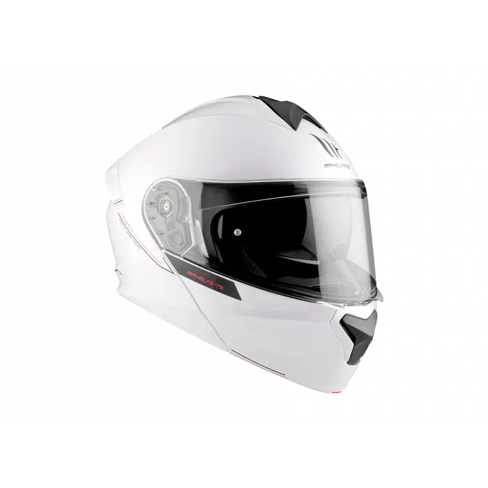KASK MT GENESİS SV A2 ÇENE AÇILIR PARLAK BEYAZ