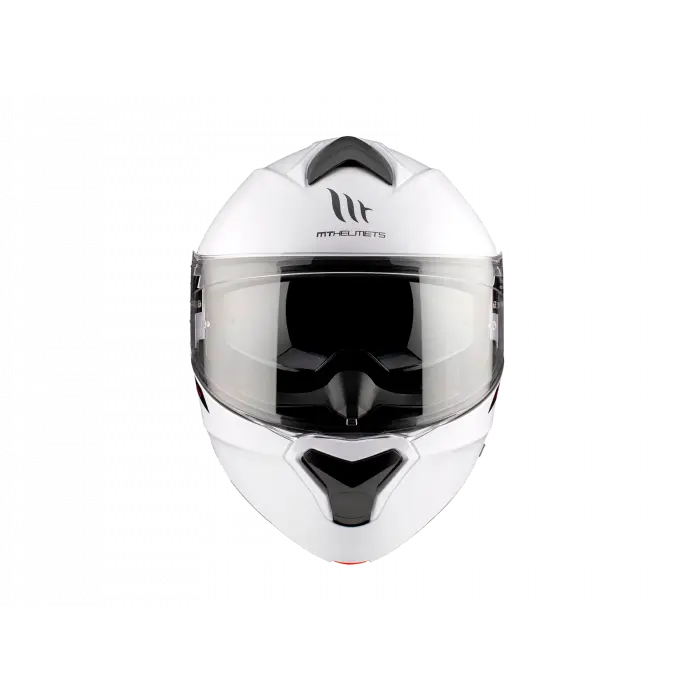 KASK MT GENESİS SV A2 ÇENE AÇILIR PARLAK BEYAZ