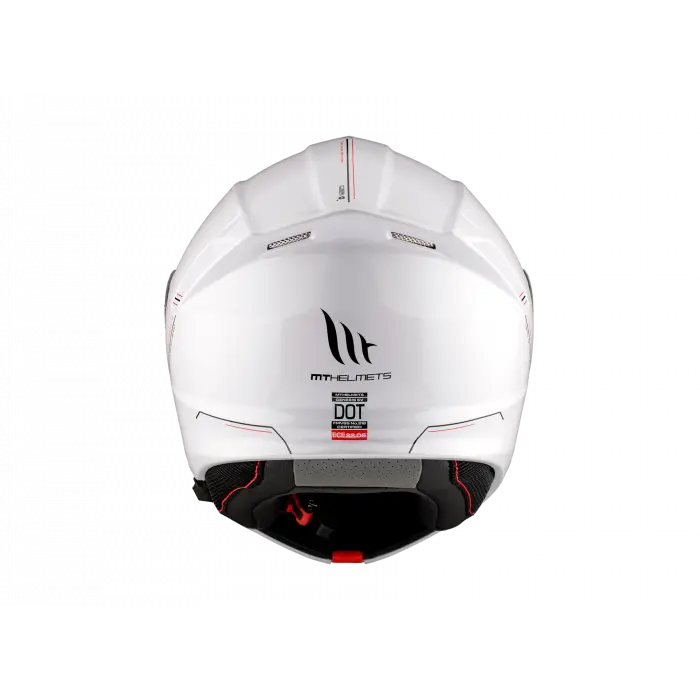 KASK MT GENESİS SV A2 ÇENE AÇILIR PARLAK BEYAZ