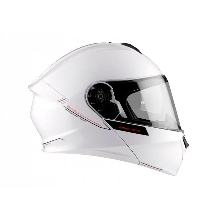 KASK MT GENESİS SV A2 ÇENE AÇILIR PARLAK BEYAZ