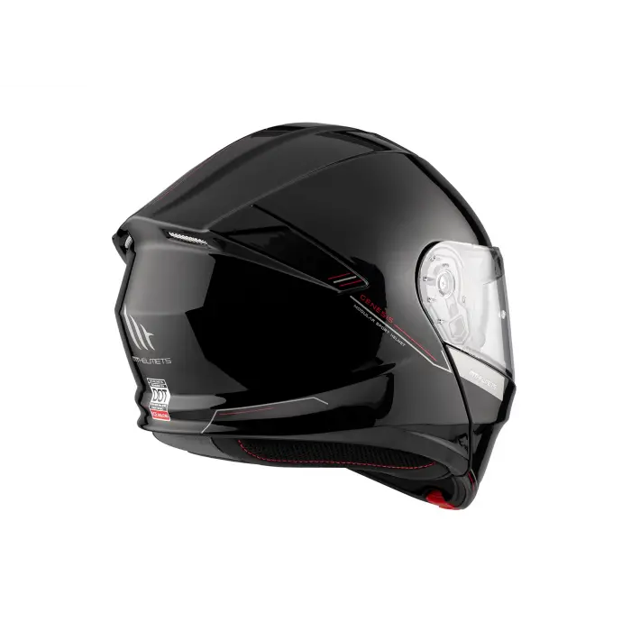 KASK MT GENESİS SV A2 ÇENE AÇILIR PARLAK SİYAH