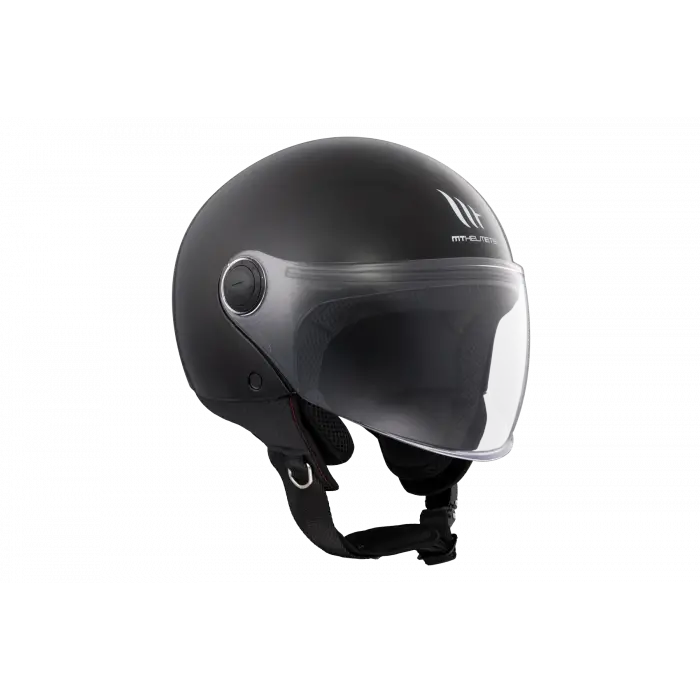 Kask Mt Helmets Street S A1 Mat Siyah Çenesiz