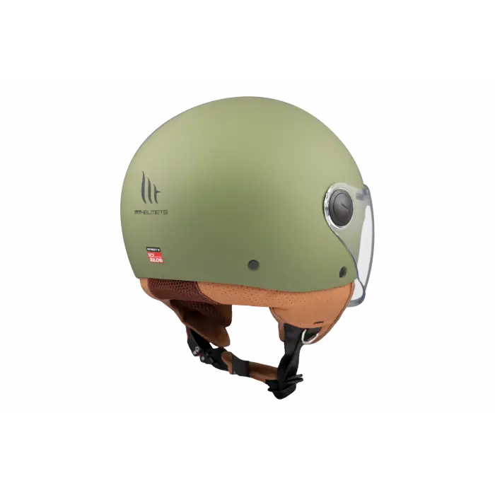 Kask Mt Helmets Street S A6 Mat Yeşil Çenesiz