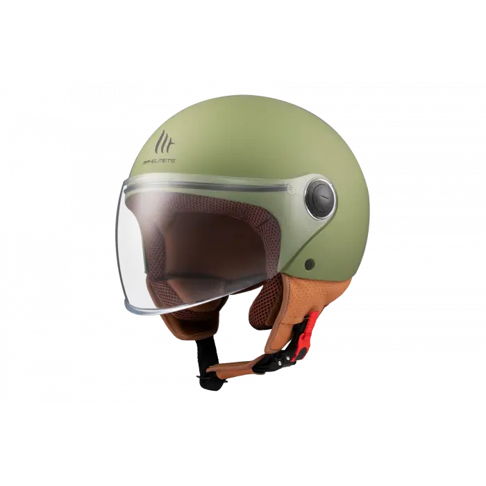 Kask Mt Helmets Street S A6 Mat Yeşil Çenesiz