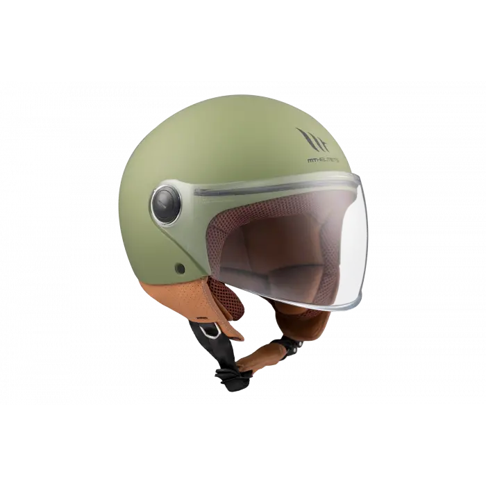 Kask Mt Helmets Street S A6 Mat Yeşil Çenesiz