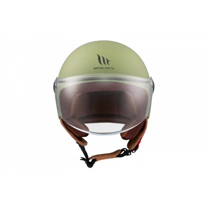 Kask Mt Helmets Street S A6 Mat Yeşil Çenesiz