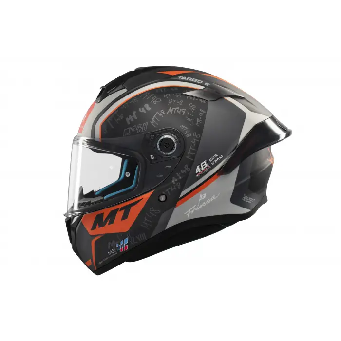 KASK MT HELMETS TARGO S B4 TURUNCU MAT IVAN ORTALA