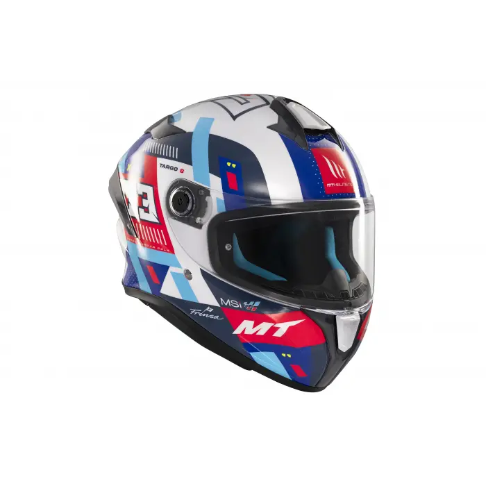 KASK MT HELMETS TARGO S D7 MAVİ SERGİO GARCIA