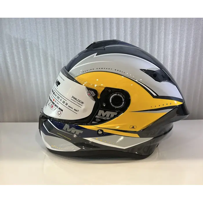 KASK MT HELMETS TARGO S OUTSİDE C3 PARLAK SARI