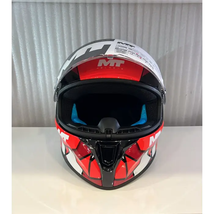 KASK MT HELMETS TARGO S PIQUERAS B5 PARLAK KIRMIZI