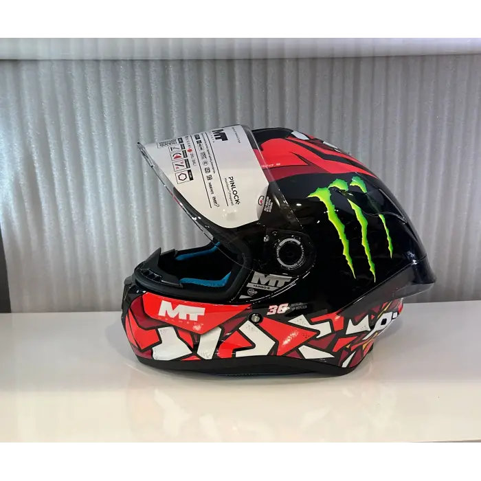 KASK MT HELMETS TARGO S PIQUERAS B5 PARLAK KIRMIZI