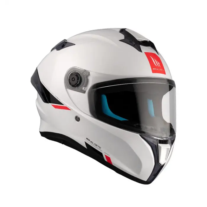 KASK MT HELMETS TARGO S SOLİD MAT BEYAZ