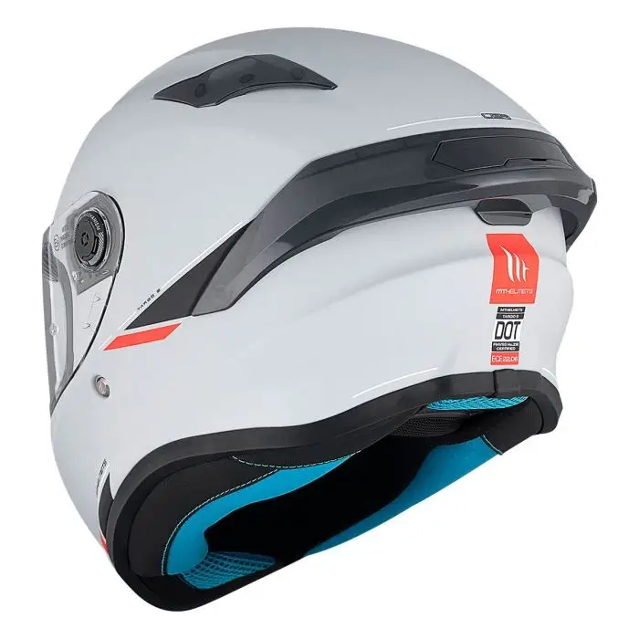 KASK MT HELMETS TARGO S SOLİD MAT BEYAZ
