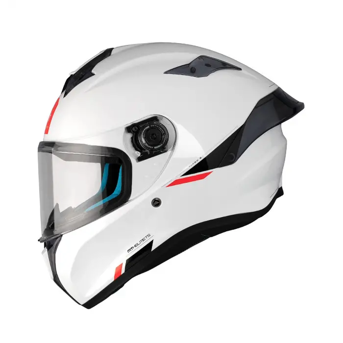 KASK MT HELMETS TARGO S SOLİD MAT BEYAZ