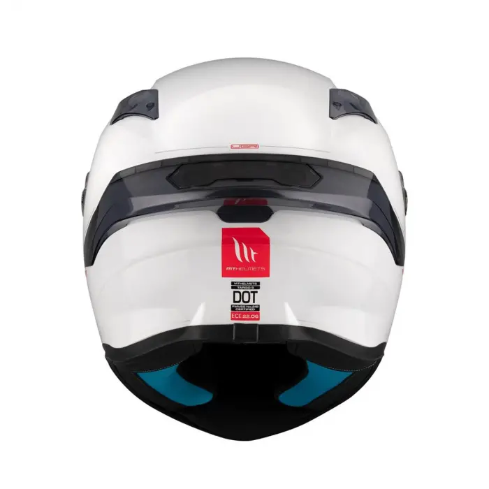 KASK MT HELMETS TARGO S SOLİD MAT BEYAZ