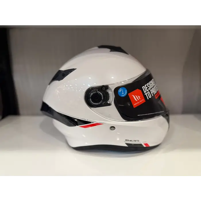 KASK MT HELMETS TARGO S SOLİD PARLAK BEYAZ