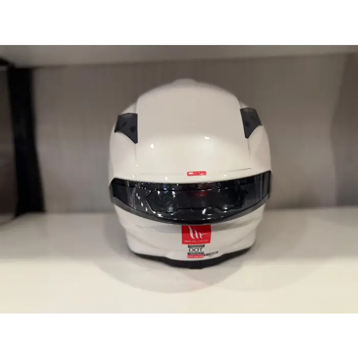 KASK MT HELMETS TARGO S SOLİD PARLAK BEYAZ