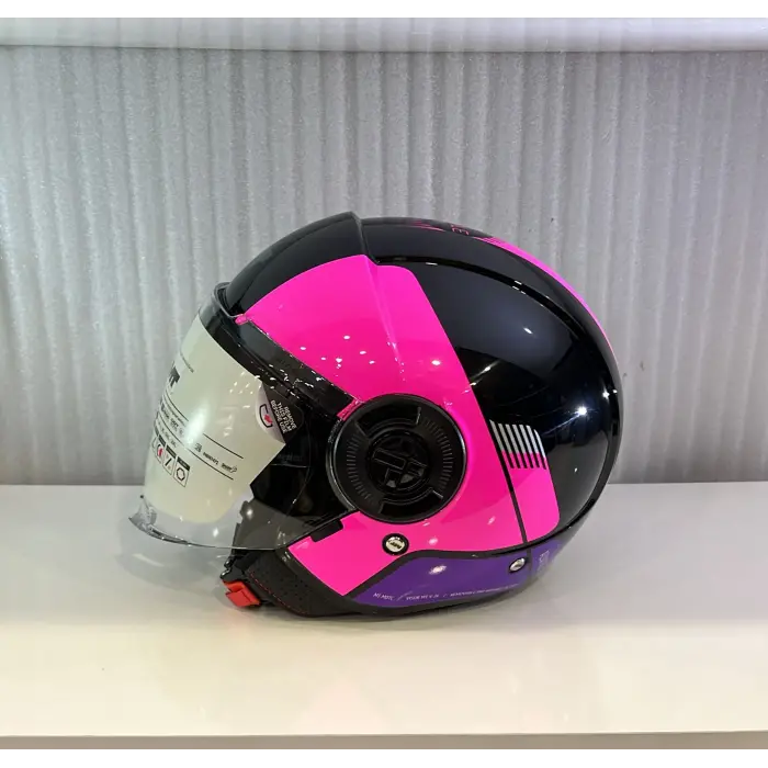 Kask MT HELMETS VİALE SV S ADVANCE B58 PARLAK PEMBE