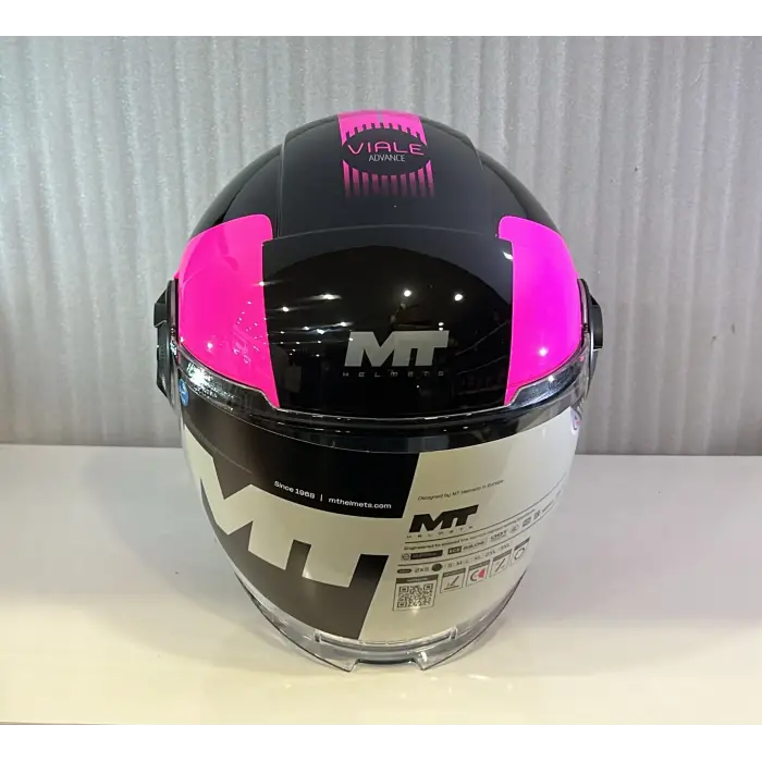 Kask MT HELMETS VİALE SV S ADVANCE B58 PARLAK PEMBE
