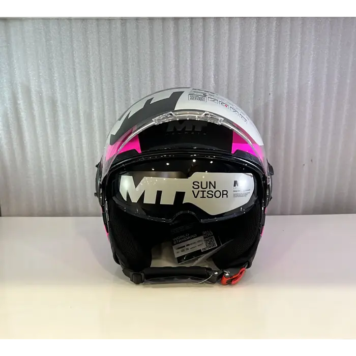 Kask MT HELMETS VİALE SV S ADVANCE B58 PARLAK PEMBE