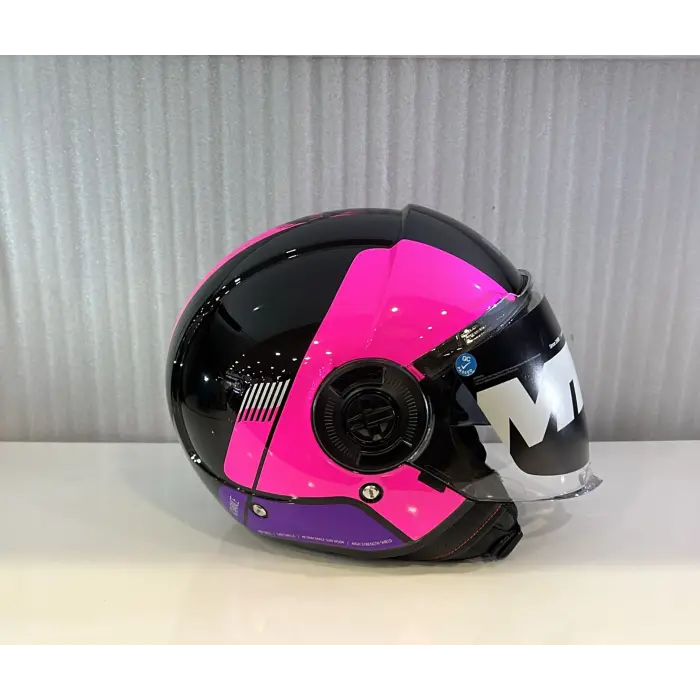 Kask MT HELMETS VİALE SV S ADVANCE B58 PARLAK PEMBE