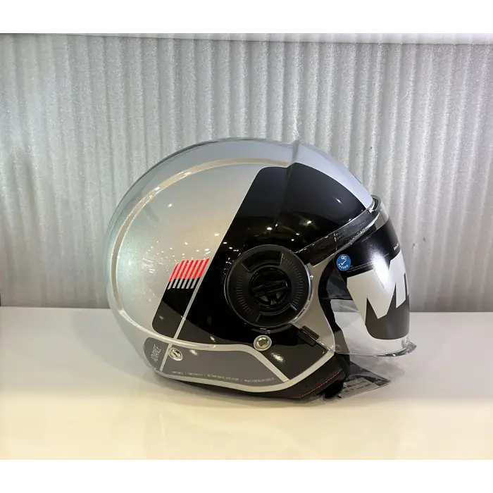 Kask MT HELMETS VİALE SV S ADVANCE C41 PARLAK GRİ