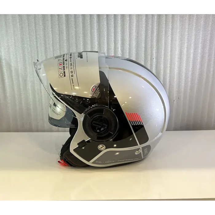 Kask MT HELMETS VİALE SV S ADVANCE C41 PARLAK GRİ