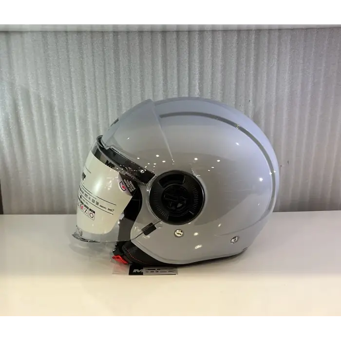 Kask MT HELMETS VİALE SV S PUREE A12 PARLAK NARDO GRİ