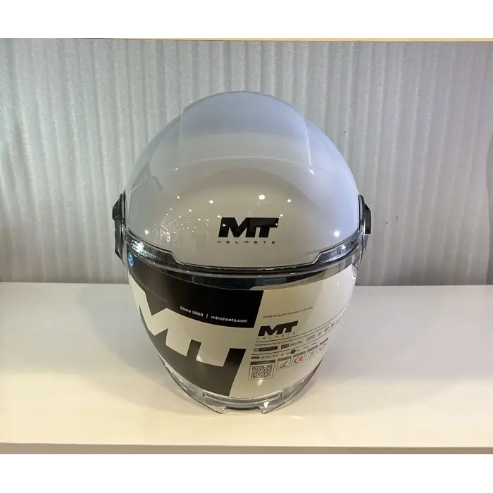 Kask MT HELMETS VİALE SV S PUREE A12 PARLAK NARDO GRİ