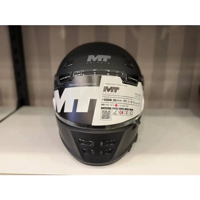 Kask Mt Jarama Sv Mat Siyah Cafe Racer