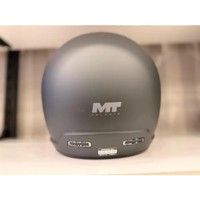 Kask Mt Jarama Sv Mat Siyah Cafe Racer