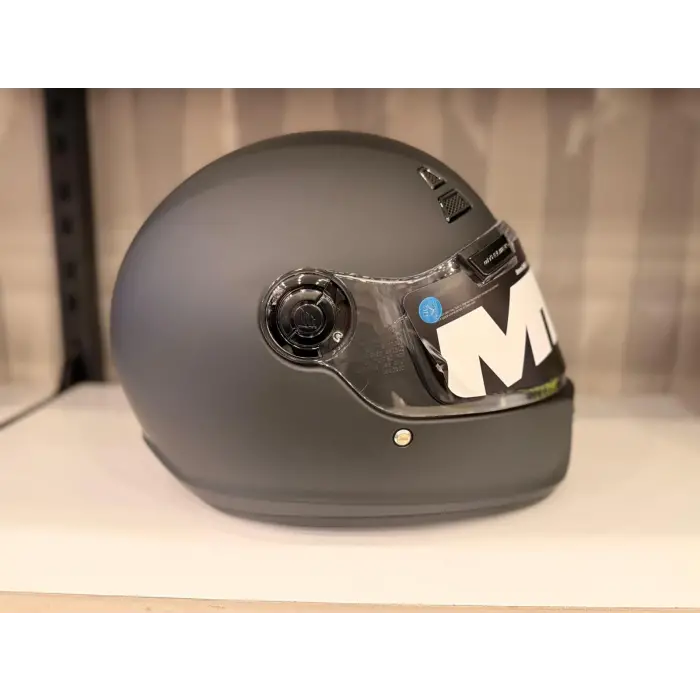 Kask Mt Jarama Sv Mat Siyah Cafe Racer