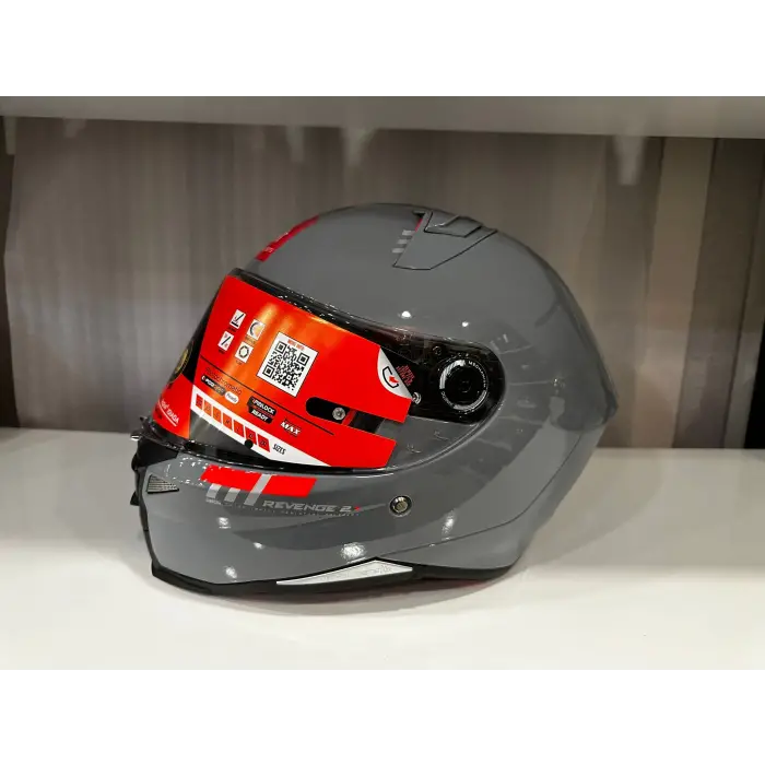 KASK MT REVENGE 2 S A12 PARLAK NARDO GRİ