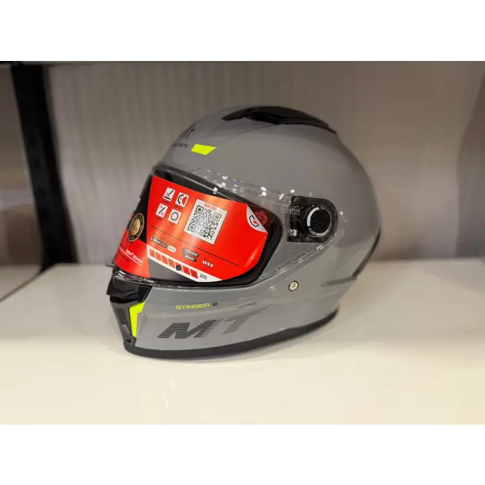KASK MT STINGER A12 PARLAK NARDO GRİ