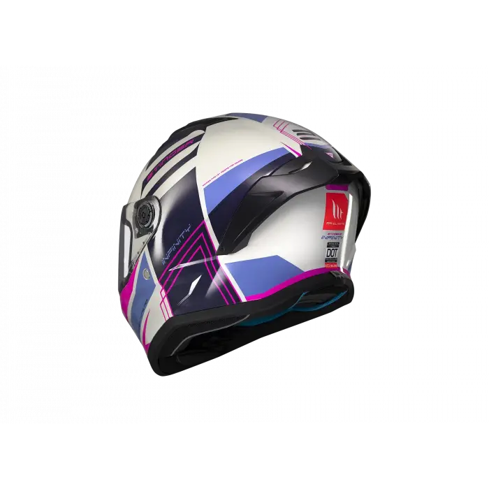 KASK MT STINGER TRON C8 PARLAK GRİ/PEMBE