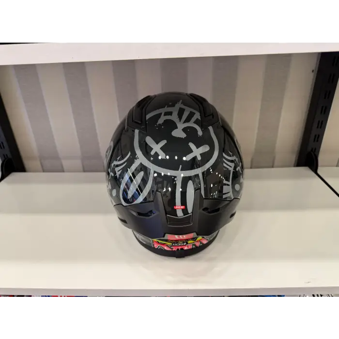 KASK MT STINGER RAM F1 PARLAK SİYAH/GRİ