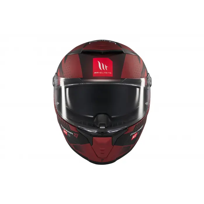 KASK MT THUNDER 4 SV LUMİNENCE D5 MAT KIRMIZI