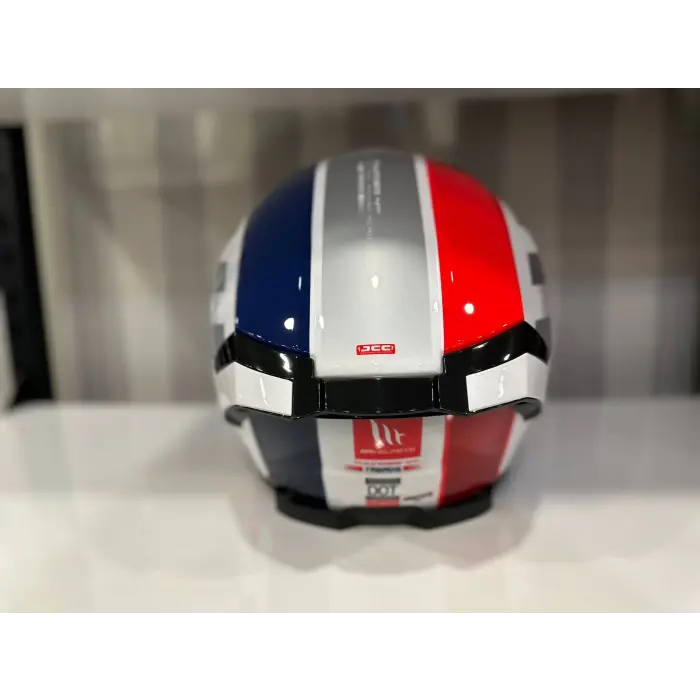 KASK MT THUNDER 4 SV TEARS C7 PARLAK MAVİ/İNCİ BEYAZ