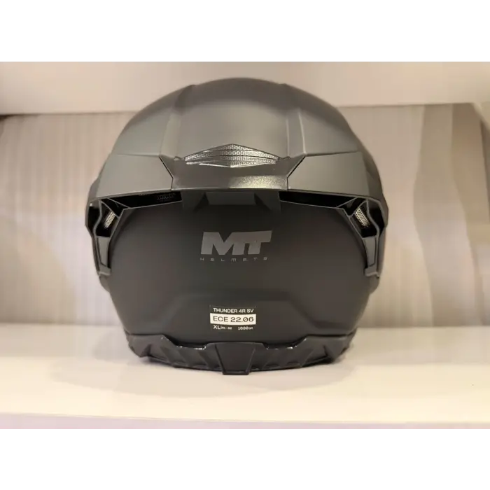 KASK MT THUNDER 4R SV PURE MAT SİYAH